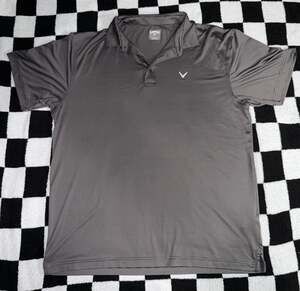 Callaway Men's Pro Spin Fine Line Micro Stripe Short Sleeve Golf Polo Shirt